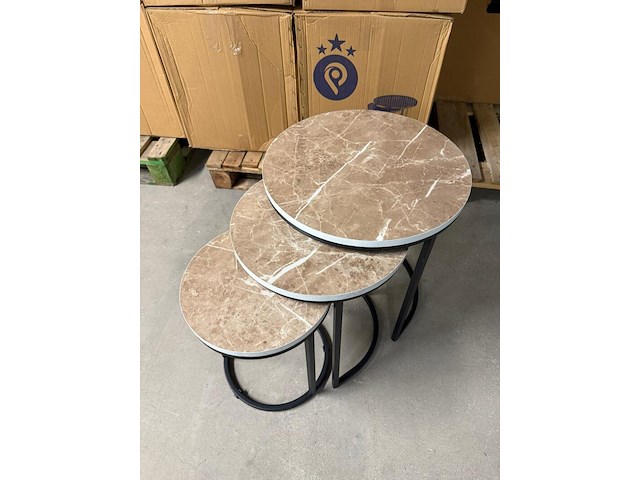 3-delige bijzettafel - afbeelding 3 van  4