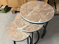 3-delige bijzettafel - afbeelding 3 van  4