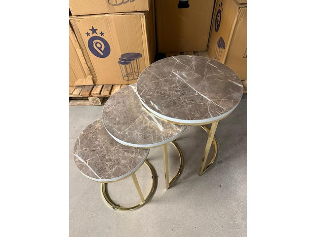 3-delige bijzettafel - afbeelding 3 van  3