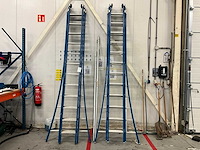 3-delige ladder (2x) - afbeelding 3 van  4