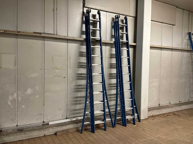 3-delige ladder (2x) - afbeelding 2 van  4