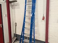 3-delige ladder 3x 10 treeds - afbeelding 2 van  6