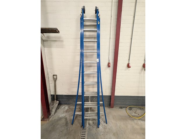 3-delige ladder 3x 10 treeds - afbeelding 3 van  6