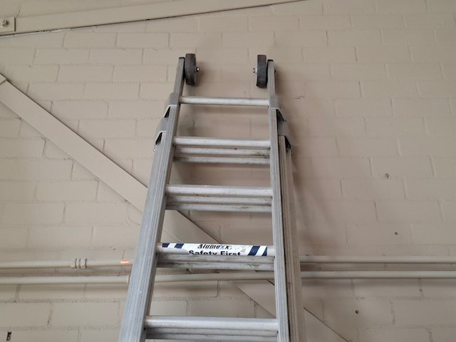 3-delige ladder alumexx, 3x 14 treeds - afbeelding 3 van  6