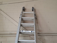 3-delige ladder alumexx, 3x 14 treeds - afbeelding 3 van  6