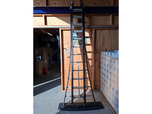 3-delige ladder kelfort, 3x 12 treeds - afbeelding 1 van  5