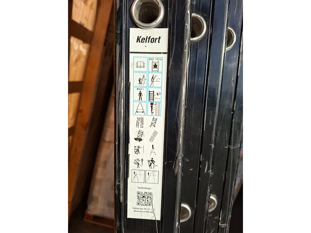 3-delige ladder kelfort, 3x 12 treeds - afbeelding 5 van  5