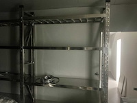 3-delige magazijn rvs stelling - afbeelding 2 van  2