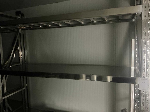 3-delige magazijn rvs stelling - afbeelding 2 van  2