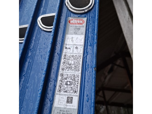 3-delige reformladder altrex, 3x 12 treeds - afbeelding 6 van  7