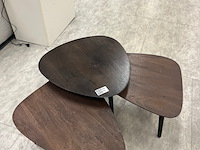 3 delige salontafel set, mango - afbeelding 1 van  4