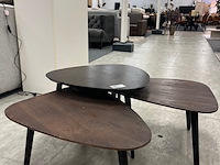 3 delige salontafel set, mango - afbeelding 2 van  4