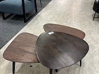 3 delige salontafel set, mango - afbeelding 4 van  4