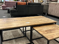 3 delige salontafel set, mango - afbeelding 5 van  5