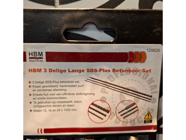 3-delige sds plus betonboor - afbeelding 3 van  4