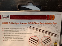 3-delige sds plus betonboor - afbeelding 3 van  4