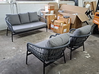 3-delige tuinmeubelset, furniqs, aspen - afbeelding 1 van  15