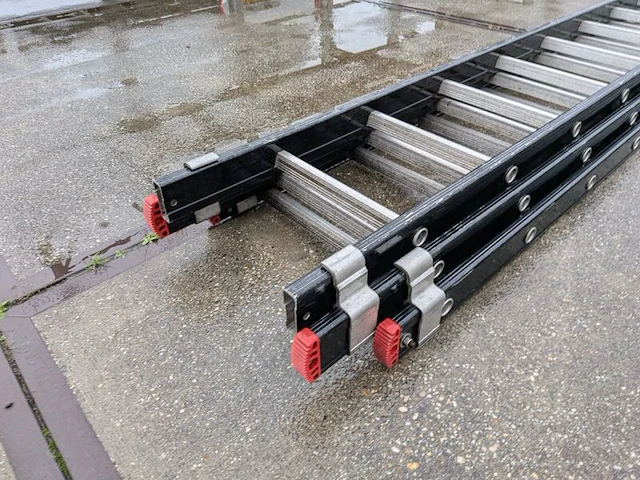 3-delige uitschuifbare ladder, 3x14-treeds - afbeelding 3 van  5
