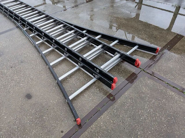 3-delige uitschuifbare ladder, 3x14-treeds - afbeelding 4 van  5