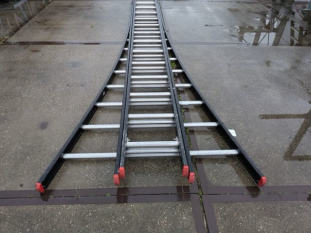 3-delige uitschuifbare ladder, 3x14-treeds - afbeelding 5 van  5