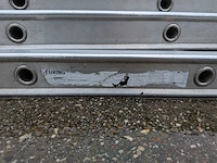 3-delige uitschuifbare ladder met gevelrol, 3x12-treeds - afbeelding 5 van  5