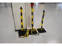 3-delige veiligheids pylonnen set - afbeelding 1 van  4