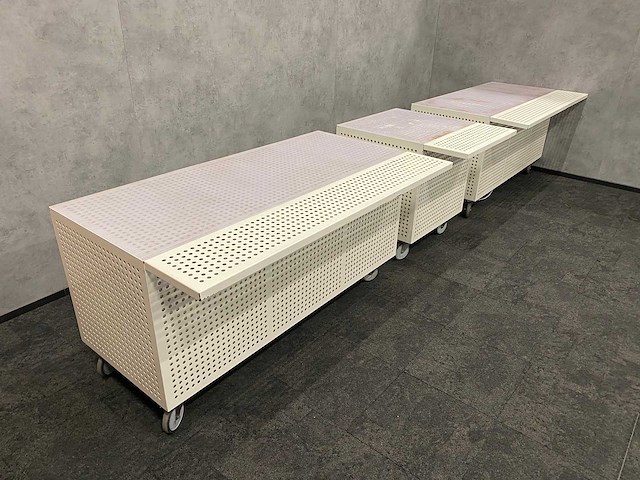 3-delige verrijdbare bar - metaal - afbeelding 22 van  28