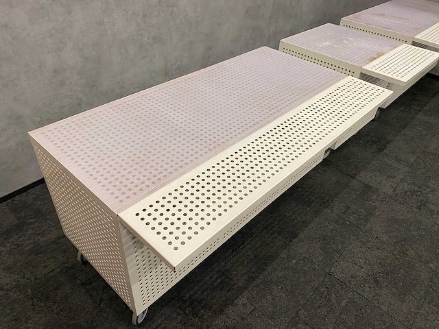 3-delige verrijdbare bar - metaal - afbeelding 2 van  28