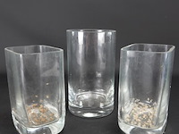 3 diklazen vazen - afbeelding 1 van  5