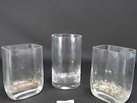 3 diklazen vazen - afbeelding 2 van  5