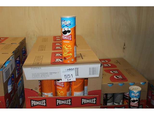 3 dozen pringles paprika. 57 bussen. - afbeelding 1 van  2