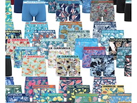 3 ex. gianvaglia katoenen heren boxers mix prints maat xl - afbeelding 2 van  3