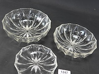 3 fraaie kristallen schalen - afbeelding 3 van  5
