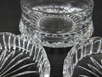 3 geslepen kristallen schalen - afbeelding 4 van  5