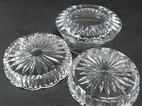 3 geslepen kristallen schalen - afbeelding 5 van  5