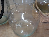 3 glazen windlichten/vazen - afbeelding 3 van  5