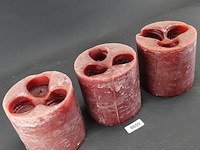 3 grote lime-light kaarsen - afbeelding 3 van  5