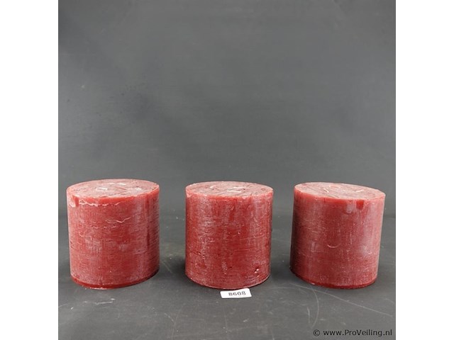 3 grote lime-light kaarsen - afbeelding 1 van  5