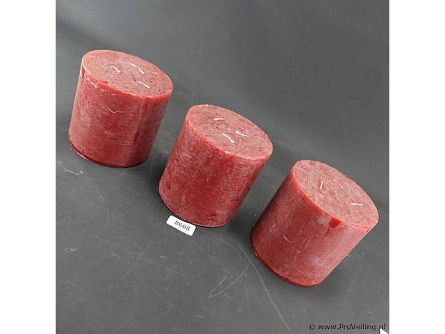 3 grote lime-light kaarsen - afbeelding 2 van  5