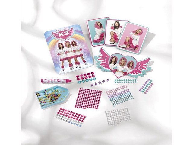 3 in 1 knutselset groot set k3 2 stuks - afbeelding 5 van  9