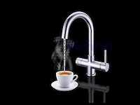 3-in-1 kokend water kraan - verchroomd rvs - afbeelding 2 van  5