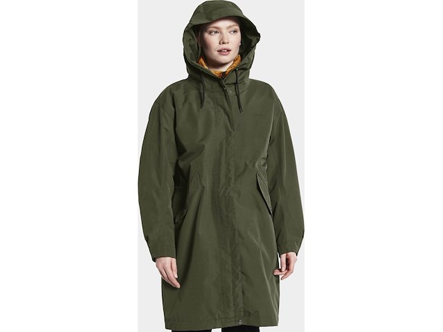 3-in-1 outdoorjas didriksons, gabriella wns parka maat 32/34, deep green - afbeelding 2 van  3