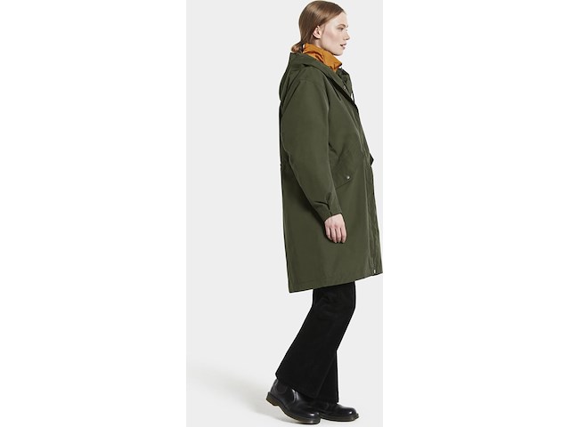3-in-1 outdoorjas didriksons, gabriella wns parka maat 32/34, deep green - afbeelding 3 van  3