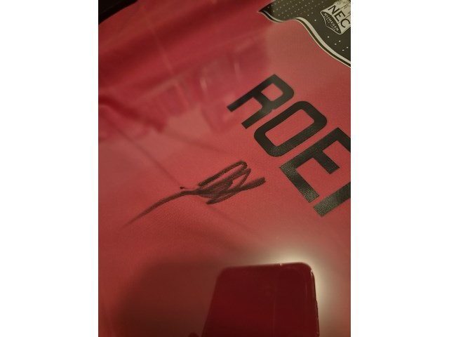3 ingelijste voetbalshirts – rkc waalwijk, n.e.c. nijmegen en gesigneerd roefs #22 - afbeelding 3 van  15