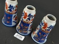 3 japans imari vaasjes - afbeelding 2 van  5