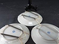 3 japans porseleinen borden - afbeelding 4 van  5