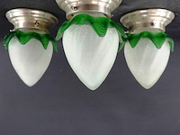 3 jugendstil plafondlampjes - afbeelding 1 van  5