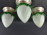 3 jugendstil plafondlampjes - afbeelding 2 van  5