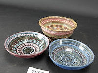 3 keramieken schalen - afbeelding 1 van  5