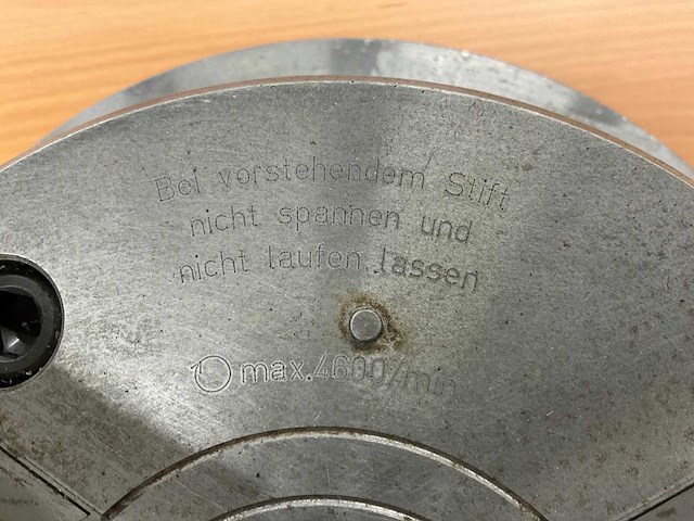 3 klauwplaat met opspanplaat draaigereedschap - afbeelding 4 van  4